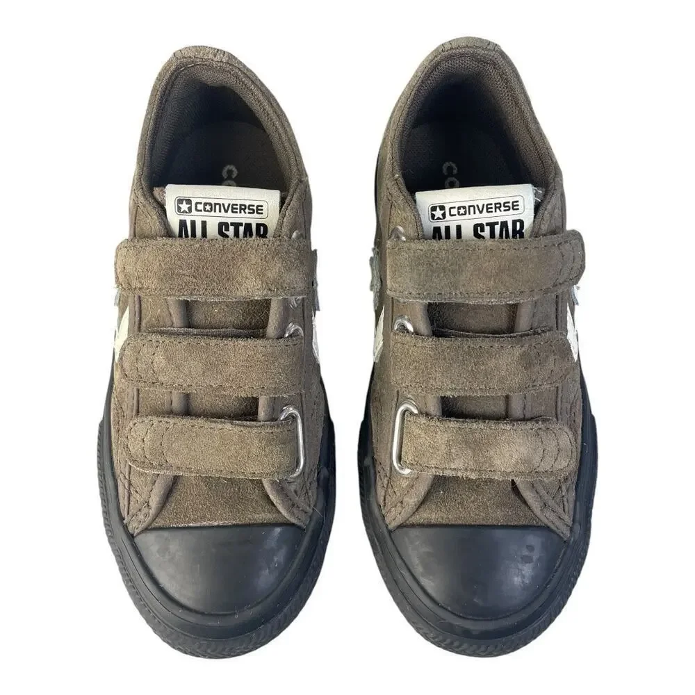 Converse Star Player 76 Suede Brown Easy On Sneakers Youth Size -11